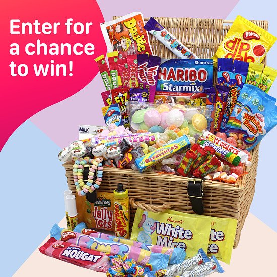 WIN this Mega Retro Sweets Hamper