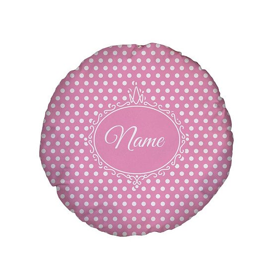 PINK POLKA DOT - PERSONALISED DOG BED