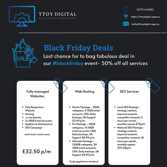 Last Chance for Black Friday Deals