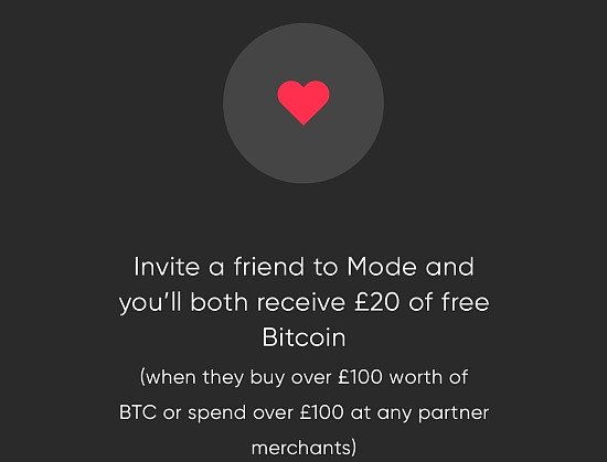 Get £20 of BTC (£100 DEPOSIT NEEDED can Sell right away)