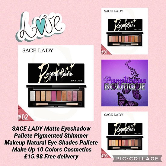 SACE LADY Matte Eyeshadow Pallete £15.98