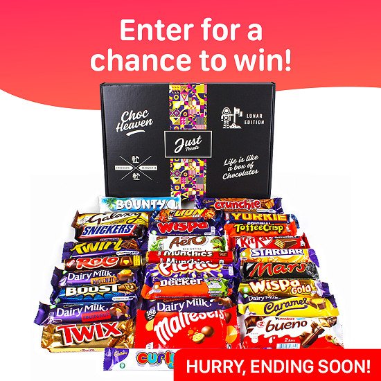 WIN the Ultimate Chocolate Bar Hamper