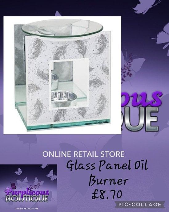 Glass Panel Oil Burner £8.70