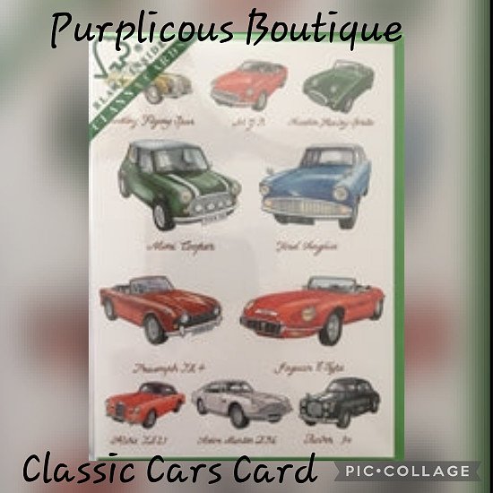 Classic Cars Card