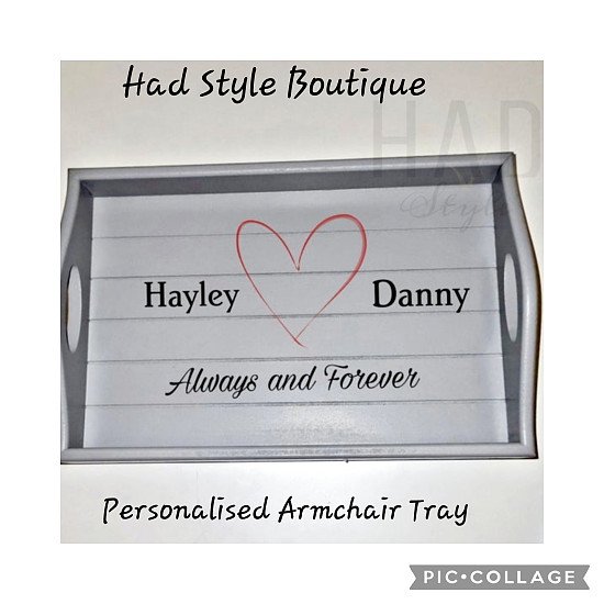 Personalised Armchair Tray