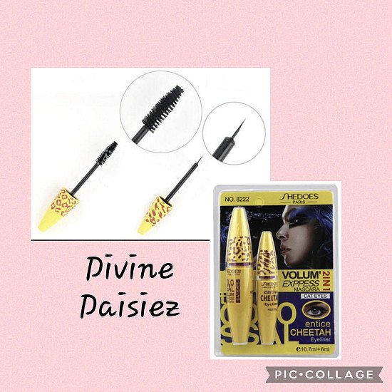 Shedoes Black Mascara n Liquid Eyeliner Duo