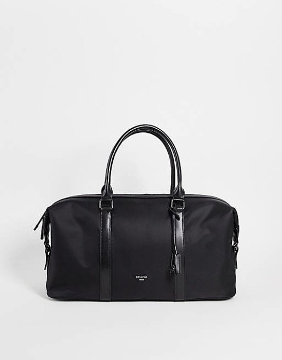 SAVE 43% - Dune shoulder strap holdall in black!