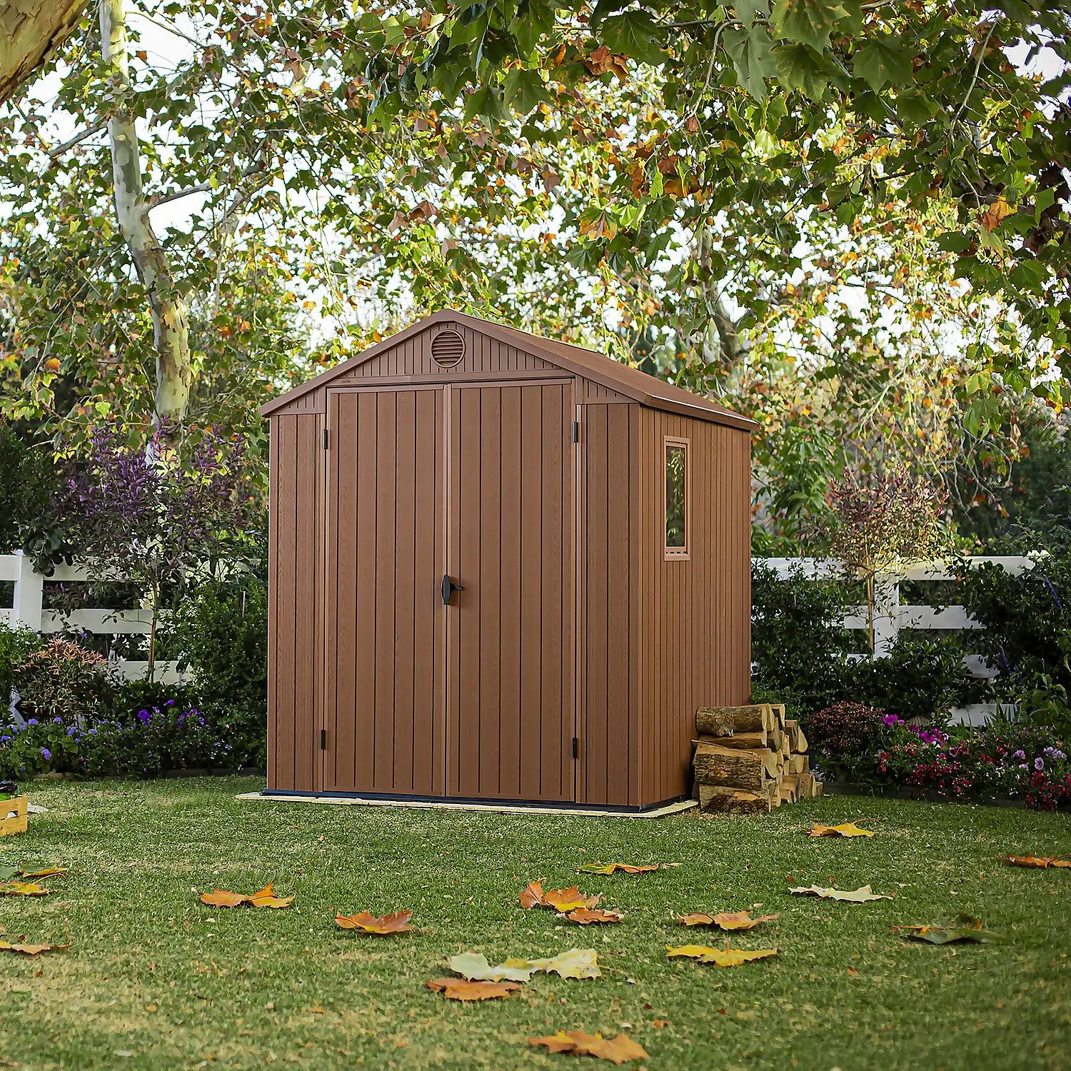 SAVE Keter Darwin Outdoor Apex Garden Storage Shed 6ft x 6ft