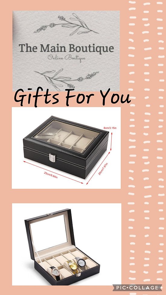 10 Grid Leather Watch Box Display Case Box is in stock