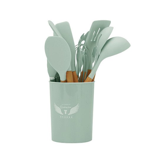 11pc Silicone Kitchen Utensils Set is in stock