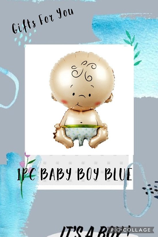 1PC BABY BOY BLUE π Great for a baby shower or as a baby announcement
