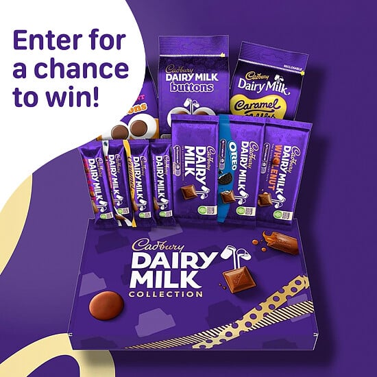 WIN this Cadbury Dairy Milk Big Night In Deluxe Hamper