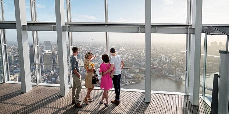 TravelZoo Christmas Gift Guide includes - The View from The Shard: flexible ticket £20!