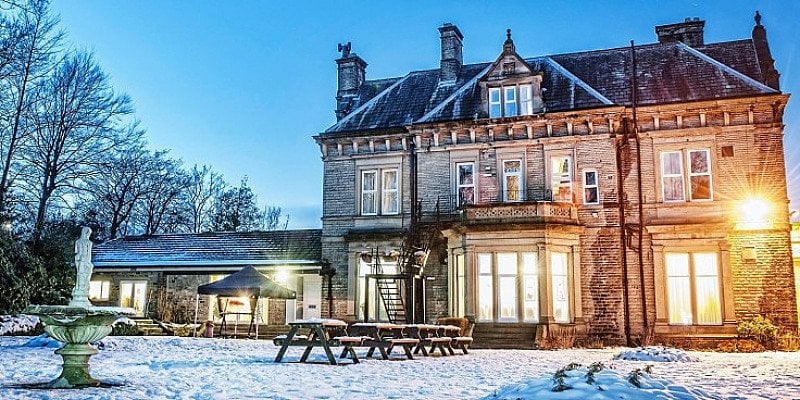 West Yorkshire manor stay with dinner & wine - 55% off!