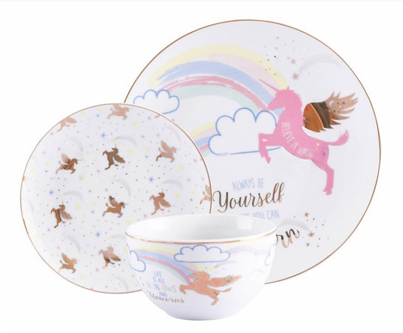 Unicorn 12 Piece Dinner Set