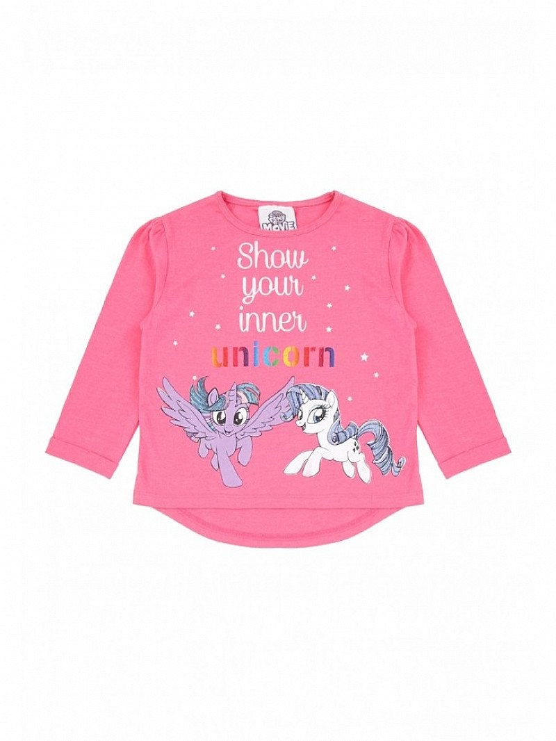 Younger Girls My Little Pony Slogan Top Now Only £4