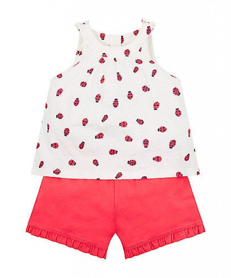 Shop 2 for £12 on our baby clothes - Including Mothercare ladybird vest and shorts set!