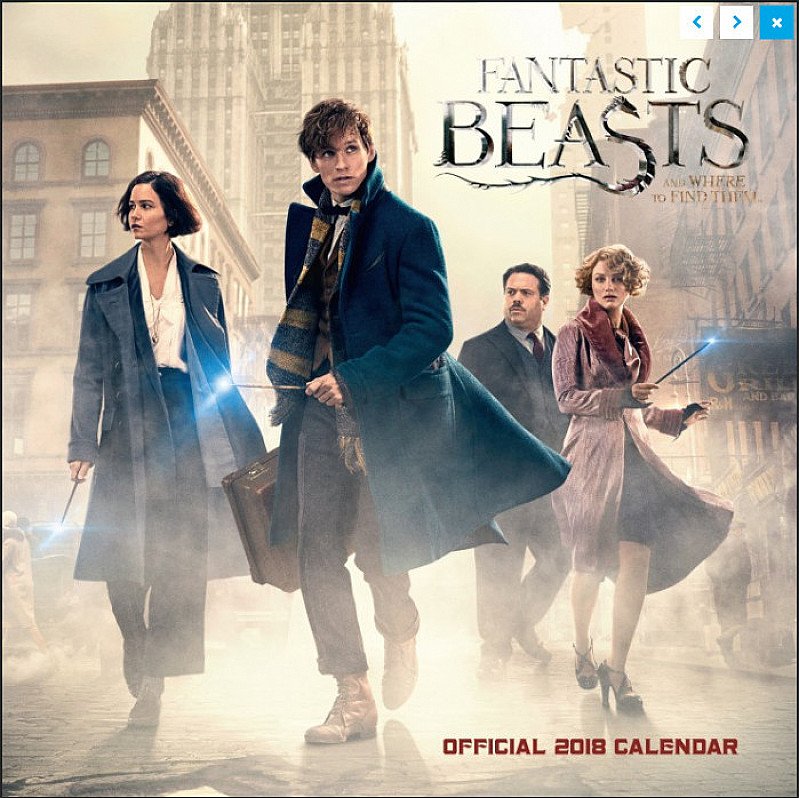 FANTASTIC BEASTS OFFICIAL CALENDAR 2018 - £6.29!