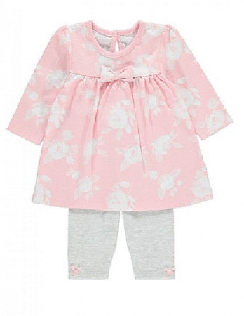SALE - Floral Dress and Leggings Set: SAVE £2.00!