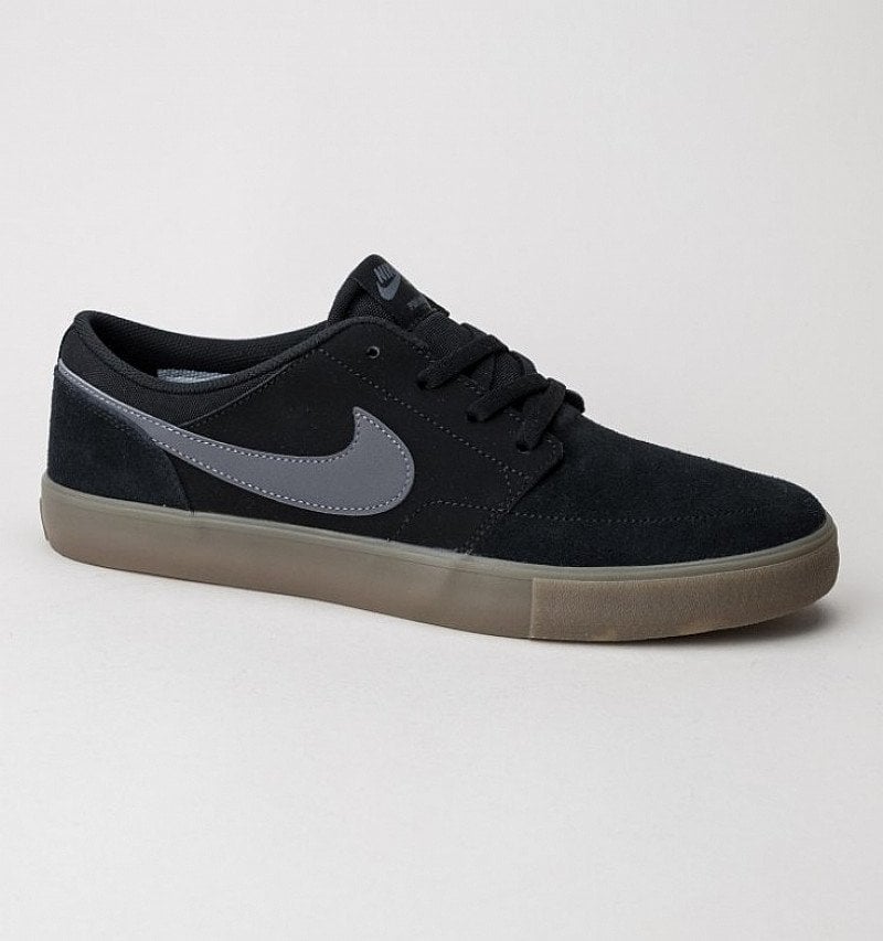 Nike SB Portmore II Solar Trainers Black-Dark Grey: SAVE £10.00!